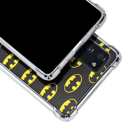DC Comics Batman Logo Pattern Galaxy S20 FE Clear Case